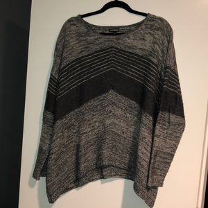 Express grey sweater.  Size m/l.
